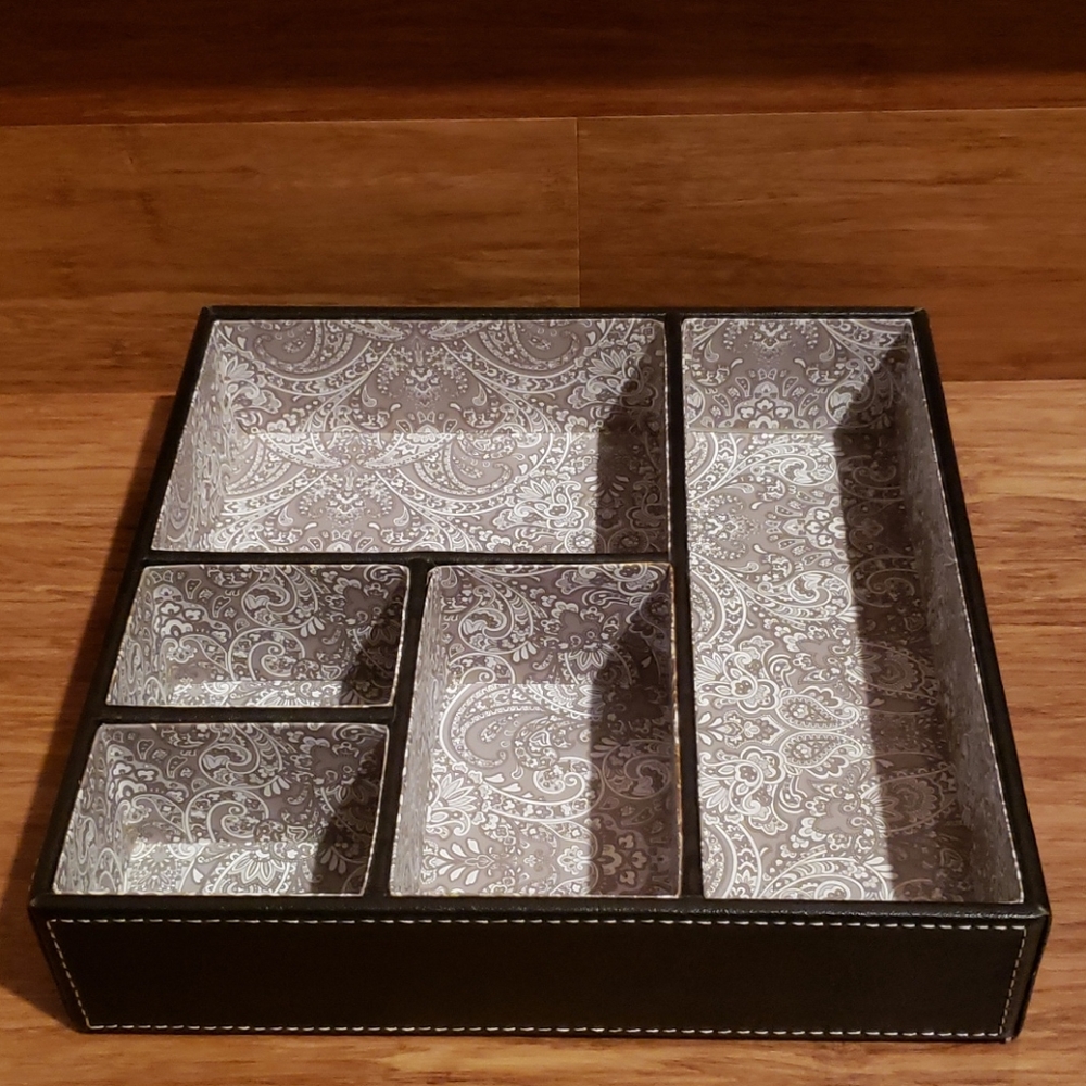 Bella Lux Vanity Tray Multi-Organizer